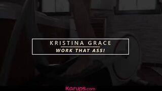 Fit MILF Kristina Grace Enjoys a Wild Ride in Fishnets!