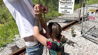 Wife's Wild Adventure: Tied Up and Shared in Public Fun with Friends!