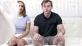 Stepmom Catches Stepdaughter Indulging in Chocolate Secrets Before Intimate Moments!