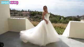 Unforgettable Wedding Celebration: Diana Gabrovska's Foursome Adventure in Stunning Bridal Style