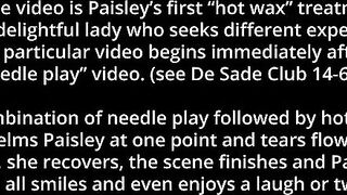 Paisley Flowers Explores Her First Hot Wax Experience - A Captivating Kink Adventure!