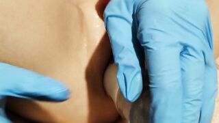 Curious Exploration: A Close-Up Adventure with a Unique Toy