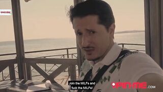 POrnStar and Beautiful Brunette from Greece hook up to make a reality kings video
