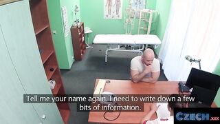 Barbara Bieber seduces married man for steamy clinic sex with oral and hardcore action