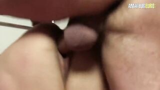 Kinky mature slut shared by two hard cocks in steamy threesome action - Amateur European