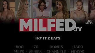 Christie Stevens & Rachael Cavalli go wild in hot MILF threesome