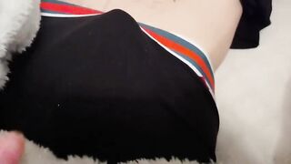 Stepmom with massive boobs oils up & gives head to lucky stepson's hard cock