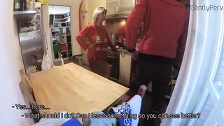 Watch MILF Casalinga get off on the seduction of a real plumber