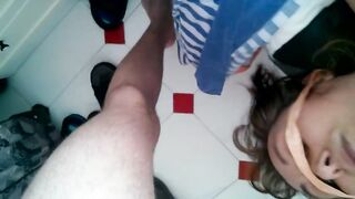 Stepmom's hot blowjob leads to a messy mouthful of jizz