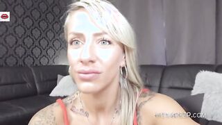 Harleen Van Hynten gets her fake tits and dirty mouth filled with cum by her lucky batman