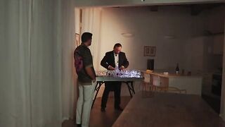 CatchingGoldDigger & Antonio Mallorca in a super passionate artistic deepthroat on Czech streets