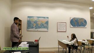 Porno Dan & Matt Bird take on their student teacher Teacher & Principal troublemaker in Immoral Live 4K