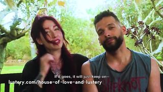 Karmann and Josie's first time reality show: A wild group sex with big boobs and big cocks!