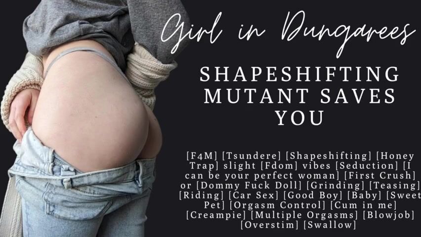 Watch Girl in Dungarees turn into the perfect woman for you - ASMR & kissing galore!
