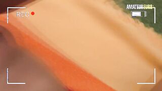 German Couple's First Time - Close-Up Amateur Sex Tape with Brown-haired Brunette