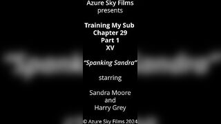Part One: Azureskyfilms' Naughty MILF Sandra Moore Gets Hard Spanked, Paddled, Flogged & Whipped