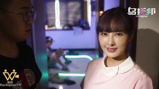 Japanese cutie gets her tight pussy drilled hard in VR and takes a hot load on her pretty face