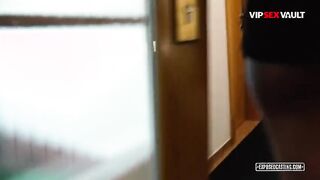 VIP SEX VAULT: Petite Natural Tits Admire Big Cock & Cowgirl Action