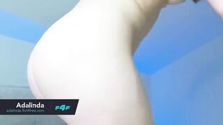 Kinky Blonde flaunts her dildo & gets off in multiple positions