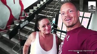 POrnStar gets fucked in abandoned place like a pornstar