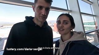 Watch Russian amateurs have a real orgasm on their wedding night with kissing and real sex