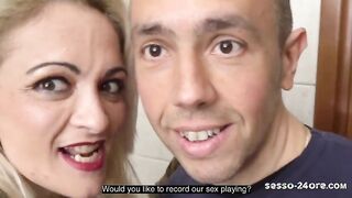 Mary Rider dominates and cums hard in hot Italian MILF video