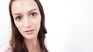 Summer Renee's Casting Couch Session with a Skinny Model with Natural D Cups