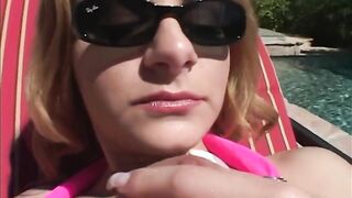 Nikki Nievez gets her tight booty drilled & creampied by Lex Steele's massive rod!