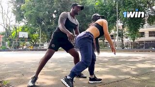 Watch Silvana Lee get pounded by her trainer's massive black cock in a hot workout session!