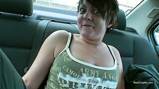 British slut Filthy Shaz takes a massive black cock in every hole imaginable