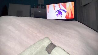 Berajamortga's intense orgasm watching HETAIhow - public masturbation and finger play