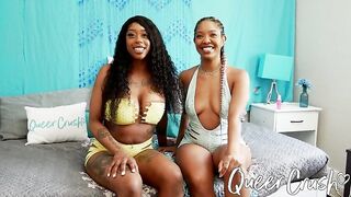 Behind the scenes with Baby Gemini & Lotus Lain - A hot lesbian casting interview