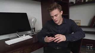 Watch young Tim Deen get her tight pussy drilled by a big cock while a call masseuse gives her a wet creampie