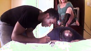 Watch this hot MILF dominate and pleasure her cuckold husband with BBC