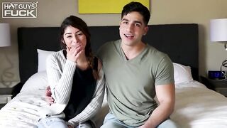Watch this petite Mexican teen get drilled by a hung Latino Jock
