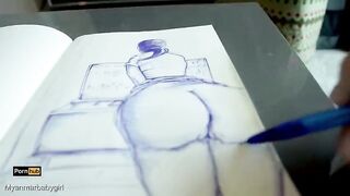 Myanmar Baby Girl gets a hardcore face fuck and rough sex lesson from her teacher