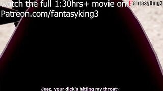 Fantasyking3 gets down and dirty with Chi-chi rabbit in part 3 of Dragon Ball Z - Full movie on patreon.