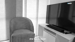 Lina Henao and Brian Evansx bang their unfaithful wife in front of their best friend