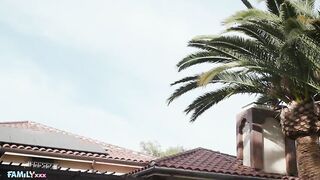 Stepmom Honey Gold takes a deep creampie from her stepson Victor Ray in Honey Gold's Japanese MILF video