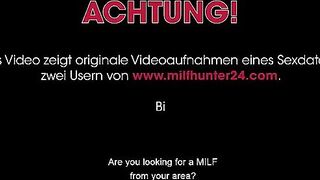 Mia Blow & Harleen Van Hynten hook up with 2 horny blondes in public for some real homemade fun