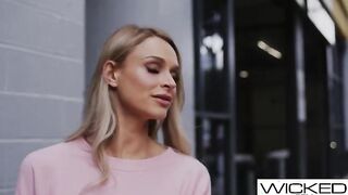 Emma Hix & Blake Blossom nailed hard in wild threesome with a vibrator