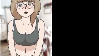 Get ready for an unforgettable time with Xmas Visitor - a cartoon milf's animated sex game!