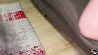 Lil D's tattooed neighbor gets her juicy ass pounded and mouth filled with jizz