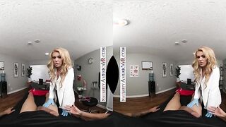 Lawson Jones & Taylor Vixxen team up to suck & fuck a lucky sports fan's big cock