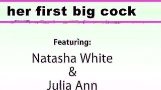 Julia Ann & Natasha White share a big cock in a steamy threesome