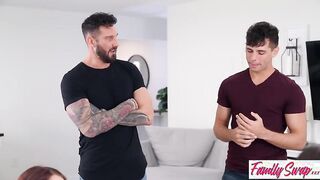 April Fools Prank: Nickey Huntsman gets a surprise out of her big ass & deepthroats Kai Jaxon's creampie