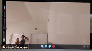 Watch Sinner get her sweet pussy pounded by Mike Mancini's big cock while Aiden Ashley watches in awe