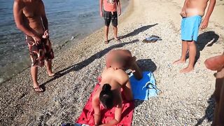 AlexandraWett's risky outdoor party turns into a wild anal orgy with ass-to-mouth action!
