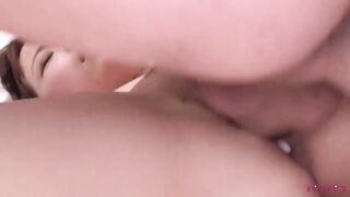 Cum in your pants while getting drilled hard by a perky MILF with a huge ass and a moaning voice