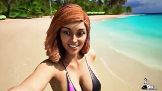 Mrs. Keagan's hot compilation of beach antics, big ass twerking, and cheating wife lingerie